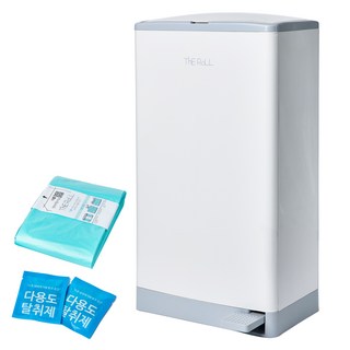 더롤 휴지통 28L 연속비닐 기저귀 쓰레기통