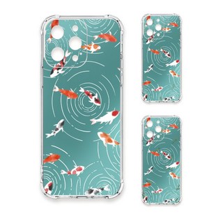 24H快速出貨 TRON 三星 A52/52s 漣漪鯉魚 四角防摔 軟殼 手機殼