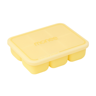 모니 삼중밀폐 이유식 보관용기 실리콘 이유식큐브, 허니레몬 6구, 1개, 60ml