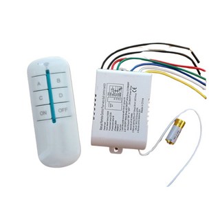 超能玩工 包退0費用 遙控燈具開關 DIY燈具開關 智慧燈控 LED 電燈遙控器 紅外線 開關面板 家用電燈控制, 1個, 燈具開關 智慧燈控四路