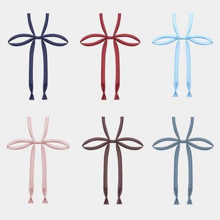 領結jk領繩泰式絲帶蝴蝶結日系長柄領結純色免打可延長, 1個, 咖色領繩,單獨一條裝