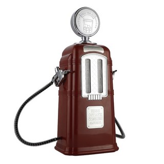 無用良品 復古加油站造型雙槍分酒機 - 創意飲料啤酒機, 2公升紅色, 1個