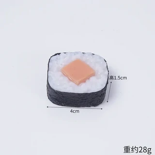 PVC 시뮬레이션 김 스시 모델 인공 음식 해초 쌀 레스토랑 디스플레이 소품 장식 파티 장식, 4cm, Style B