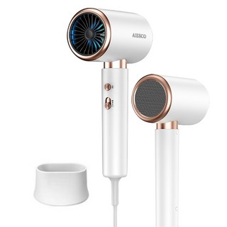 AIESCO 2000W 고출력 음이온 드라이어 STL-8878pro-37, 흰색