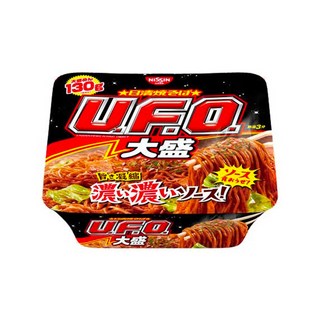일본 Nissin Yakisoba 닛신 UFO 야키소바 라멘 컵라면 도시락 대용량 167g, 1개