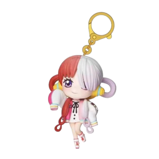 원피스 극장판 더레드 정품 키링 열쇠고리, 우타, 1개