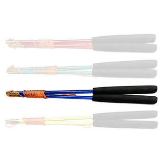 優選 專業彩色培鈴(三軸承安全培鈴)高速扯鈴專業培鈴安全扯鈴軟式扯鈴(璃纖維扯鈴棒), 1個, 纖維扯鈴棒【藍】, 藍