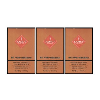 이지혜 골드 카무트 효소 그레이온 카무트 효소 3박스 90포, 90g, 3개