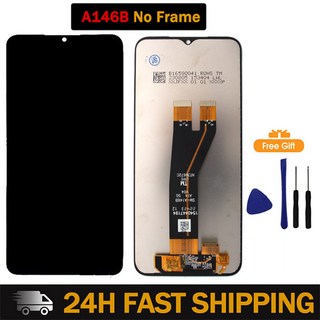 삼성호환 A14 4G A145F A145P LCD 터치 스크린 디지타이저 용 6.6 인치 디스플레이 화면 삼성호환 A14 5G A, 1)A146B No Frame, 1개