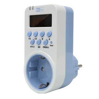타이머콘센트 플러그 콘센트타이머 24시간 타임스위치 전원 전기절감기, 디지털 타이머