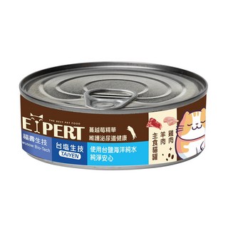 艾思柏主食貓罐 台鹽生技x福壽生技聯名 貓主食罐頭 80g, 1個, 雞肉 羊肉(80g)