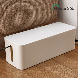 홈365 멀티탭 정리함 6구 5구 3구 대형 중형 소형 / 우드 원목 덮개 콘센트 케이블 전선정리, 화이트, 대형(6구) 정리함, 1개