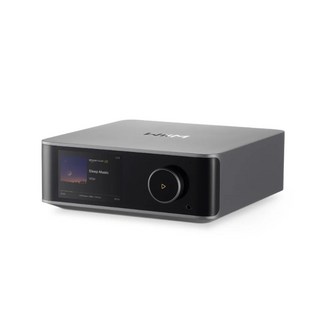 WiiM Ultra 網路音樂串流播放機，支援藍牙、DLNA、TIDAL、KKBOX，具備空間校正功能，光華商場現貨，保固2年, 深灰, 1個