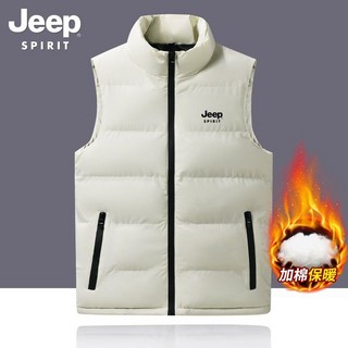 지프스피릿 남자 경량패딩 조끼 겨울 패딩 하이넥 캐주얼 가을 간절기 보온 사무실