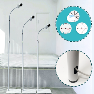 양드레 선정리 홈캠 거치대 브라켓 3종 3M스티커 포함, 1세트, 화이트(2.0m) 브라켓 3종