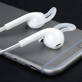 Airpods 耳套 airpods1 airpods2 earpods 運動耳掛 一代 二代 有線耳機 iphone, 半透明一對, 1個