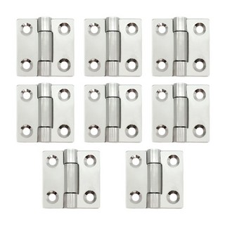 아이베란다 스텐 경첩 가구 힌지 철물 실버 2T, 8개