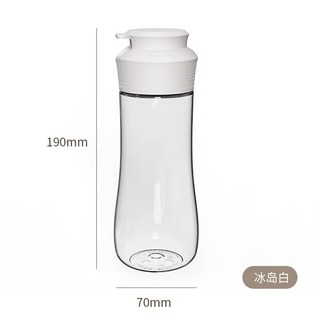 擠醬瓶 番茄沙拉醬塑料尖嘴擠壓式擠壺 商用油壺 傢用醬汁醬料調料瓶, 1個, 尖叫嘴擠醬瓶【380ml冰島白】