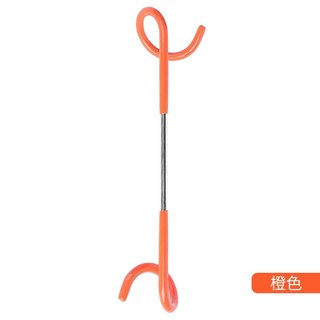 星攀戶外 露營豬尾巴 萬能掛鉤 汽燈掛鉤 帳篷燈掛架, 橙色/款式一,纏繞款, 1個