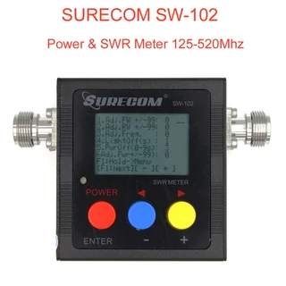 SW-102 디지털 안테나 전력 및 SWR 미터 VSWR 1.00-19.9 VHF/UHF 125-525MHz 양방향 라디오 햄 워키토키 도, 01 빠른, 03 SW-102 Standard