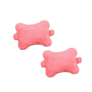 플로몰드 키보드 마우스 손목 쿠션, 핑크, 2개