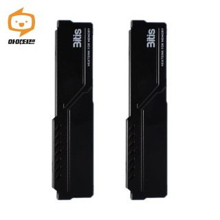 비티즈 DDR4 DDR5 메모리 램 방열판 히트싱크 P101, 2개, 블랙
