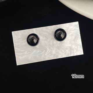 珍珠耳釘女定製白色大珍珠氣質銀針耳飾珍珠百搭耳環高級感