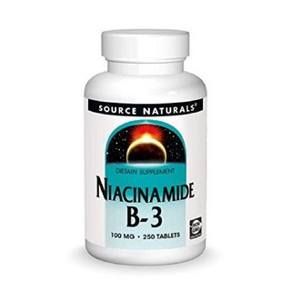 Source Naturals 나이아신아마이드 B-3 100 mg 건강 식품 - 250 정, 1