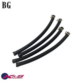 K&S部品 編織廢油管 呼吸管 類卡夢 碳纖維, 1個