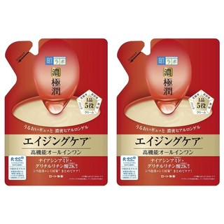 하다라보 농 고쿠준 케어 고기능 올인원 리필용, 80g, 2개