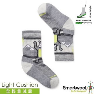 美國 SmartWool 兒童輕量避震中筒美麗諾羊毛襪 滑雪健行運動襪 小腿襪