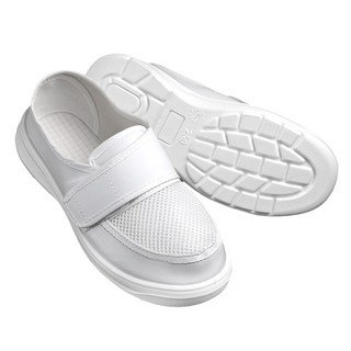 클린룸 크린 위생 PU 망사 통풍 실내 제전화 방진 단화