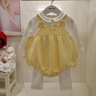 아가방 NC엑스코점 2026신상! 부드러운 터치감! 심플한 디자인 둥근카라가 귀여운 안토이중지바디수트세트! 신생아 외출복! 선물용으로도 좋아요