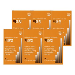 한삼덩굴 환삼덩굴 추출분말 추출물 어린이 청소년 젤리 스틱 식약청 인증 HACCP YGF-251 특허증 보유, 6개, 14회분