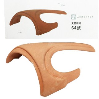 ARMENTOR 火星系列 64號 大瓦片紅磚 陶瓷甕 躲藏 異型 鼠魚 水草缸 造景, 1個