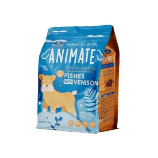 【臭貓動物園】倍力Bluebay｜Animate無穀犬糧 海魚鹿肉(煥膚亮毛配方)1.5kg, 1.5kg, 1個, 鹿肉