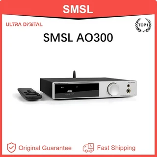 SMSL AO300 DAC 파워 앰프 헤드폰 MA5332MS CS43131 Bluetooth 지원 고해상도 오디오, 02 Silver