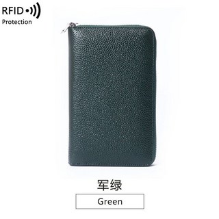 【開發票/統編】頭層牛皮風琴包 - 存摺/護照收納長夾