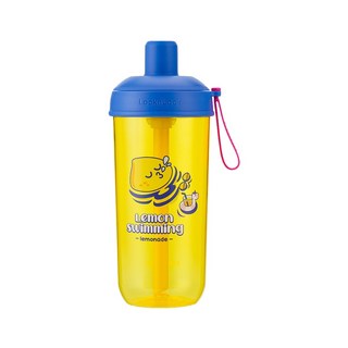 Lock&Lock 樂扣樂扣 700ML 隨行杯 水壺 珍奶杯 吸管杯 健身水壺 環保杯, 1個, 藍色蓋子