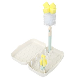 휴대용 젖병건조대 세척솔 세트 케이스형, 02.브러쉬 젖병건조대, 젖병건조대+세척솔