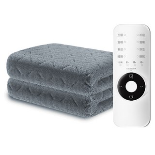 JENMV 온열매트 전기요 프리미엄 안심세탁 전기요 1인용/2인용 초극세사 패딩솜 엠보 전기요 그레이, 더블(1200 x 1800 mm)