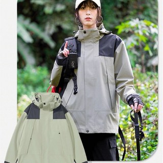 秋季薄款戶外潮流防風防潑水衝鋒夾克情侶登山服上衣運動外套