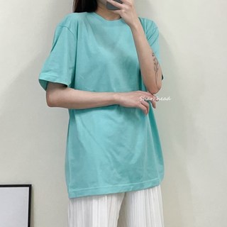 United Athle 5.6oz 重磅短袖素T，日本基本款厚磅純色T恤, 024 / 薄荷綠 / L