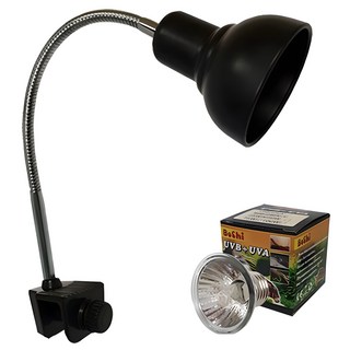 칸후아쿠아리움 파충류 할로겐 조명 + 램프, BLACK, 1개