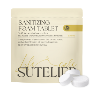 수뜰리에 비건 인증 다목적 발포세정제 텀블러클리너, 40개, 4g