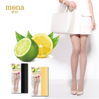 Mona夢拉 果酸香全透膚顯瘦絲襪 12雙入