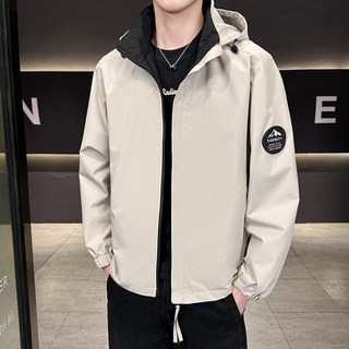 戶外防風防水沖鋒衣男款 - 2026新款休閒登山夾克長款運動外套