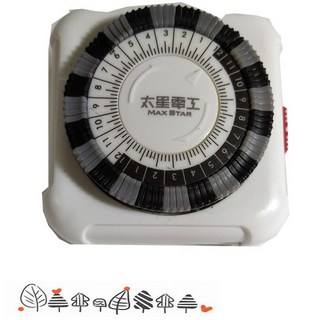 太星電工 機械式定時器 定時器 省電 定時關閉 節電器 安全 省電器, 1個