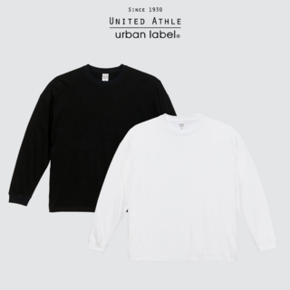 [당일출고] 유나이티드 애슬 남녀공용 5509 오버핏 무지 긴팔 티셔츠 2color