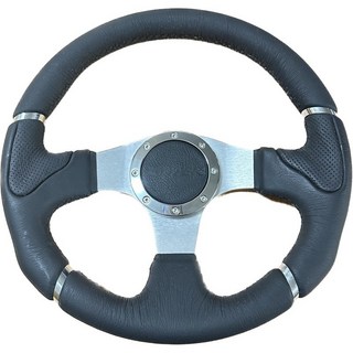 【Max魔力生活家】X-TYPER三幅式320mm賽車方向盤 類MOMO (特價中 )，提升操控性與駕駛樂趣，簡易安裝, 1個